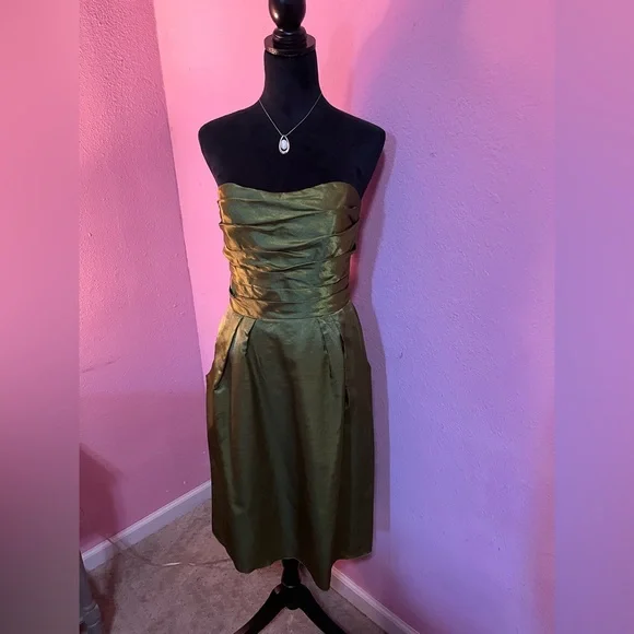 Jasmine | Dresses | Jasmine Bridal Olive Green Sweetheart Formal Dress |  Poshmark